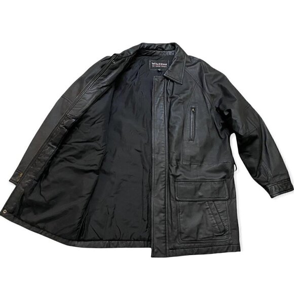 Wilson’s Leather Retro Genuine Leather Designer Jacket - Mens Medium - Picture 2 of 4